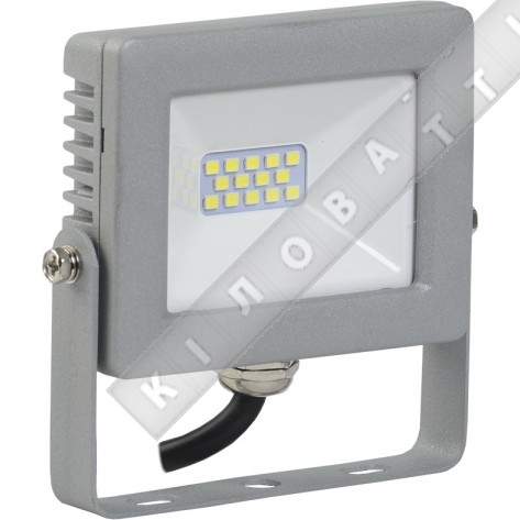  Прожектор СДО 07-10 светодиодный серый IP65 IEK 