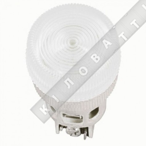 Лампа IЕК Лампа ENR-22 сигнальная d22мм белый неон/240В цилиндр