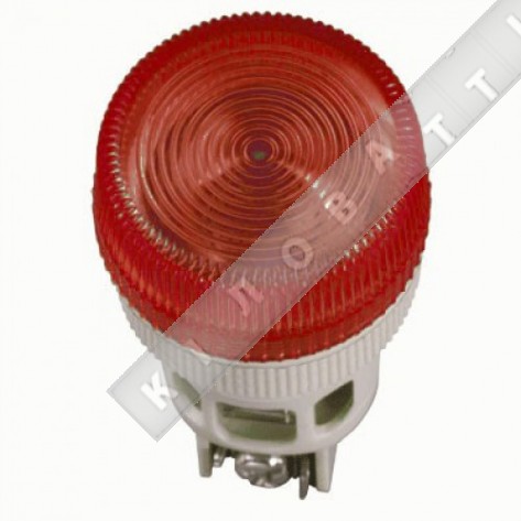 Лампа IЕК Лампа ENR-22 сигнальная d22мм красный неон/240В цилиндр