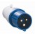 Вилка IЕК 023 2Р+РЕ 32А 220В IP44  